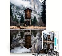 Puzzle Yosemite Majesty pour Adultes,1000 pièces,Jeu Stimulant l'esprit,découpe Laser de qualité supérieure,activité relaxante en Groupe à l'intérieur (38x52cm)