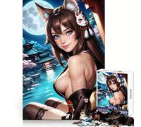 Puzzle Yuna Daishi Fille Renarde pour Adultes 1000 pièces Stimulation mentale, détente et évasion Bords Uniformes (38x52cm)