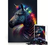 Puzzle zèbre Astronaute pour Adultes, 1000 pièces, activité de Loisirs et de développement cérébral, idéal pour Un Joyeux Noël (38x52cm)
