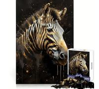 Puzzle Zèbre Êtres Mystiques pour Adolescents 1000 Pièces Concentration Mentale Détente Apaisante (38x52cm)