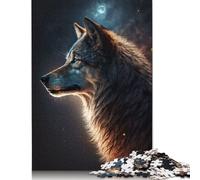 Puzzle zèbre Noir et Or 1000 pièces en Bois pour Adultes, décoration d'intérieur, 1000 pièces (75 x 50 cm)