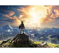 Puzzle Zelda pour Adultes 1000 pièces Puzzles pour Enfants Jouet d'apprentissage Jeu de réflexion Cadeau Adolescent DIY Jeu de Divertissement à Domicile 50x70cm