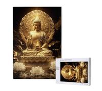 Puzzle Zen 300 Pièces Adultes, Puzzles Classiques Art Lotus avec Boîte d'emballage et Photos de Référence, Relaxation/Soulagement du Stress/Jeux Amusants, DIY Creatif Cadeau pour Femme 2T-2003
