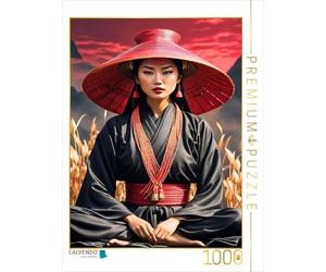 Puzzle · Zen - Femme méditant en Harmonie avec Son Corps et Son Esprit | 1000 pièces · Format assemblé 64 × 48 cm · CALVENDO Puzzle