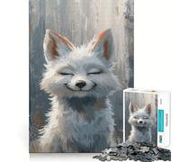 Puzzle Zen Fox Bliss 1000 pièces Entraînement Mental Amusant Pièces nettes et sans bavures Activité captivante pour des soirées tranquilles (38x52cm)