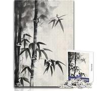 Puzzle Zen Harmonie en Bambou pour Adultes, 1000 pièces, Jeu d'éveil et de réflexion Amusant, Cadeau Original et Surprenant, Dimensions:38x52cm