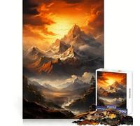 Puzzle Zen Montagne pour Adultes 1000 pièces, Jeu de logique et de Stimulation Cognitive, Anti-anxiété, découpe précise, Cadeau élégant (38x52cm)