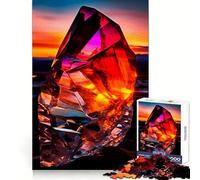 Puzzle Zen Sunset Crystal Zen Beach pour Adultes, 1000 pièces, Jouet d'exercice Mental, Design Relaxant, Cadeau saisonnier 38x26cm