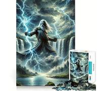 Puzzle Zeus 1000 pièces pour Adolescents,Jeu de Train cognitif,sans Espace,Ajustement Parfait,Compact et Amusant pour Les Moments de Jeu en Famille (38x26cm)