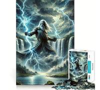 Puzzle Zeus 1000 pièces pour Adultes,Jeu d'exercice Mental,découpe de précision,Bords Lisses,activité relaxante à Faire en Groupe à l'intérieur (38x52cm)