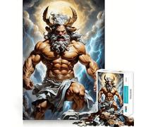 Puzzle Zeus 1000 pièces Stimule la Concentration Jeu de réflexion Amusant Technologie de découpe Laser avancée Idéal pour Les Voyages (50x75cm)
