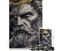 Puzzle Zeus, Dieu du Tonnerre pour Adultes, 1000 pièces, Puissance mentale, détente, évasion, Bords Uniformes, (38x26cm)