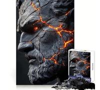 Puzzle Zeus, Dieu Grec, 1000 pièces, pour Adolescents Un Casse-tête Stimulant et agréable, aux Bords Lisses, idéal comme Cadeau de Noël (38x52cm)