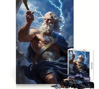 Puzzle Zeus Grec 1000 pièces pour Adultes pour se détendre, réfléchir et s'entraîner Bords Nets Cadeau Joyeux (38x26cm)