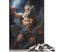 Puzzle Zeus Mythologie Grecque Anti-Stress Puzzle 100% Carton Recyclé pour Adultes Enfants Cadeau Unique 1000 pièces (75x50cm)
