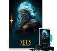 Puzzle Zeus pour Adolescents,1000 pièces,Jeu Stimulant l'esprit,pièces nettes et sans bavures,Facile à Apprendre,pour Toute la Famille (50x75cm)