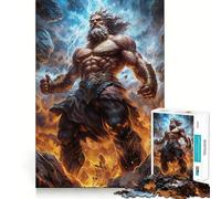 Puzzle Zeus pour Adultes,1000 pièces,Jeu de Stimulation Cognitive,Design ajusté sans Espace,Cadeau d'anniversaire,Casse-tête (38x52cm)