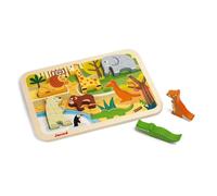 Janod Puzzle 4507022 – Zoo – 7 pièces