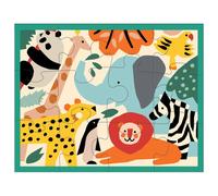 Puzzle - zoo animals multicolor TU