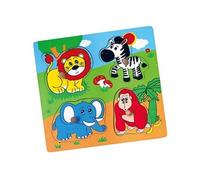 puzzle zoo en bois 4 pièces 22 cm
