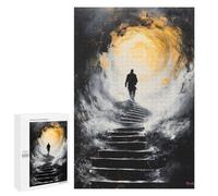 Puzzle1000 PCS Ascend Into Light - Mystical Journey Upward Into The Unknown Puzzle pour Adultes Jeux Relaxants Améliorent La Mémoire Cadeaux Uniques pour Un Anniversaire Et Noël 1000 PCS