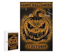 Puzzle1000 PCS Halloween 31 October Neon Puzzle pour Adultes Jeux Relaxants Améliorent La Mémoire Cadeaux Uniques pour Un Anniversaire Et Noël 1000 PCS