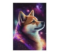 Puzzle1000pcs(38x26cm) Galactic Dog Portrait -2 Puzzles pour Adolescents - Décoration Murale - Défi Difficile - Cadeaux Uniques pour Anniversaire Et Noël 1000pcs(38x26cm)