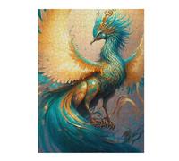 Puzzle1000pcs(52x38cm) Fantasy Phoenix Art Print Puzzles pour Adolescents - Décoration Murale - Défi Difficile - Cadeaux Uniques pour Anniversaire Et Noël 1000pcs(52x38cm)