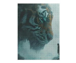 Puzzle1000pcs(52x38cm) Journey to The Wild A Giant Tiger Encounter Puzzles pour Adolescents - Décoration Murale - Défi Difficile - Cadeaux Uniques pour Anniversaire Et Noël 1000pcs(52x38cm)