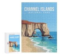 Puzzle300 PCS Channel Islands National Park Puzzle pour Adultes Jeux Relaxants Améliorent La Mémoire Cadeaux Uniques pour Un Anniversaire Et Noël 300 PCS