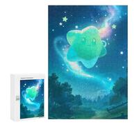 Puzzle300 PCS Cute Star in Polar Lights Puzzle pour Adultes Jeux Relaxants Améliorent La Mémoire Cadeaux Uniques pour Un Anniversaire Et Noël 300 PCS