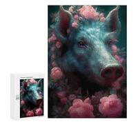 Puzzle300 PCS Wild Boar Enchanted Castle Puzzle pour Adultes Jeux Relaxants Améliorent La Mémoire Cadeaux Uniques pour Un Anniversaire Et Noël 300 PCS