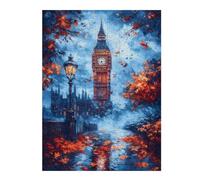 Puzzle52x38cm/1000pcs Big Ben Autumn Puzzle Adulte, Jouet, Décoration Murale, Cadeaux pour Femmes, Cadeaux Uniques pour Un Anniversaire Et Noël 52x38cm/1000pcs