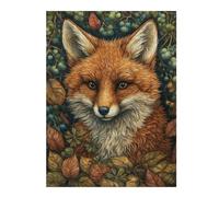 Puzzle52x38cm/1000pcs Fox in Whimsical Forest Puzzle Adulte, Jouet, Décoration Murale, Cadeaux pour Femmes, Cadeaux Uniques pour Un Anniversaire Et Noël 52x38cm/1000pcs