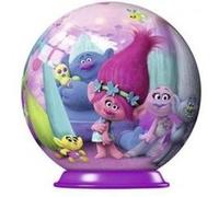 Puzzleball 54 pieces trolls poppy smidge biggie et leurs amis - puzzle 3d - ravensburger