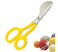 puzzlegame Ciseaux à bec de canard,Ciseaux à broder courbés - Fabrication de décalcomanies Pelican 7.1 × 3 pouces lames de bec de canard, ciseaux pliés, poignées décalées, pliées pour la broderie