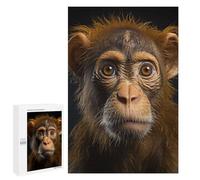 Puzzles 1000 PCS Cool Monkey Portrait Puzzles pour Adolescents Jeux Relaxants Défi Difficile Cadeaux Uniques d'anniversaire Et De Noël 1000 PCS