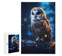 Puzzles 1000 PCS Epic Rainy Barn Owl Puzzles pour Adolescents Jeux Relaxants Défi Difficile Cadeaux Uniques d'anniversaire Et De Noël 1000 PCS