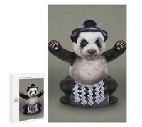Puzzles 1000 PCS Japanese Sumo Giant Panda Puzzles pour Adolescents Jeux Relaxants Défi Difficile Cadeaux Uniques d'anniversaire Et De Noël 1000 PCS