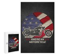 `Puzzles 1000 PCS pour Adolescents American Pride Motorcycle Puzzles pour Adultes Jeux De Détente Découpe De Précision Offre Spéciale Cadeaux pour Toute La Famille 1000 PCS
