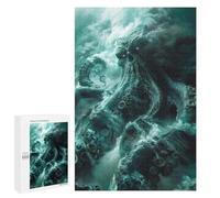 `Puzzles 1000 PCS pour Adolescents Angry Kraken Puzzles pour Adultes Jeux De Détente Découpe De Précision Offre Spéciale Cadeaux pour Toute La Famille 1000 PCS