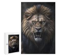 Puzzles 1000 PCS pour Adolescents Angry Lion Puzzles pour Adultes - Jeux De Construction - Analyse Et Logique - Idées Cadeaux pour Toute La Famille 1000 PCS
