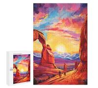 Puzzles 1000 PCS pour Adolescents Arches National Park Jeu De Puzzle Casse-tête Anti-Stress Stimulant À Compléter 1000 PCS