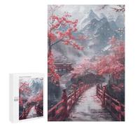 Puzzles 1000 PCS pour Adolescents Asian Landscape at Spring Puzzles pour Adultes - Jouets À Faire Soi-même, mais Aussi Un Défi Éducatif Amusant Et Humoristique 1000 PCS