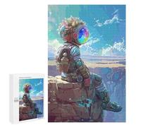 Puzzles 1000 PCS pour Adolescents Astronaut and Nature Puzzles pour Adultes À Monter Soi-même - Jeux Éducatifs Et Amusants en Famille 1000 PCS