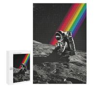 Puzzles 1000 PCS pour Adolescents Astronaut Cosmic Rainbow Puzzles pour Adultes - Jouets À Faire Soi-même, mais Aussi Un Défi Éducatif Amusant Et Humoristique 1000 PCS