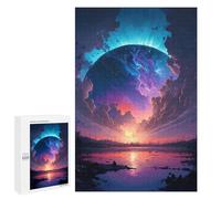 Puzzles 1000 PCS pour Adolescents Big Planet in Space Puzzles pour Adultes - Jeux De Construction - Analyse Et Logique - Idées Cadeaux pour Toute La Famille 1000 PCS