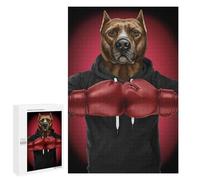 Puzzles 1000 PCS pour Adolescents Boxer Pit Bull Terrier Puzzles pour Adultes Décoration Murale Jouet Difficile, Difficile, Stimulant À Compléter 1000 PCS