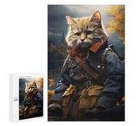 Puzzles 1000 PCS pour Adolescents Cat Fisherman on A Lake Puzzles pour Adultes À Monter Soi-même - Jeux Éducatifs Et Amusants en Famille 1000 PCS