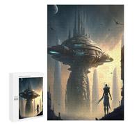 `Puzzles 1000 PCS pour Adolescents City of The Future A Sci-FI Vision Puzzles pour Adultes Jeux De Détente Découpe De Précision Offre Spéciale Cadeaux pour Toute La Famille 1000 PCS